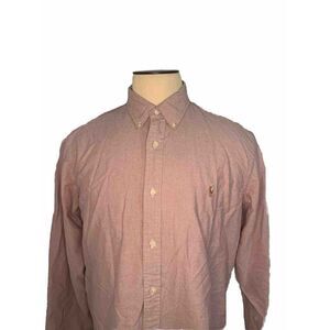 Polo Ralph Lauren Shirt Mens  XXL Button Up Classic Fit Pink  Oxford